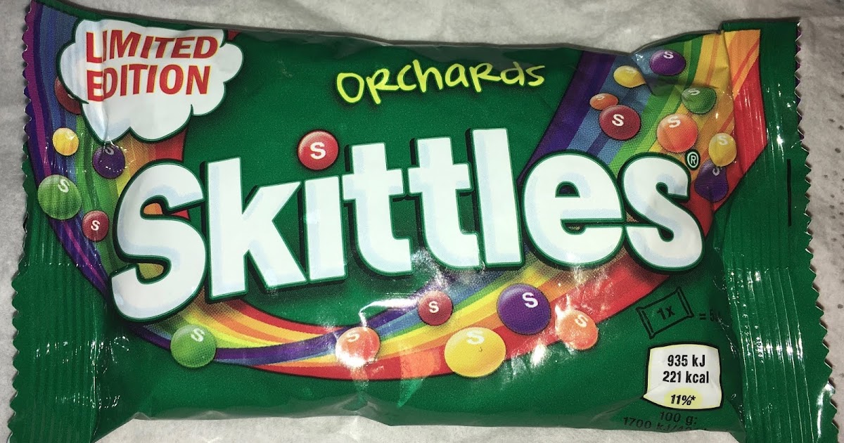 FOODSTUFF FINDS Limited Edition Skittles Orchards (Asda) By Cinabar