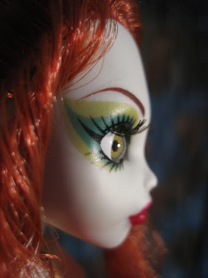 Once Upon a Zombie Rapunzel, detail shot of glass eyes.