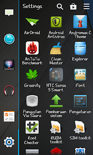 Tampilan Menu | Smart Launcher, Tema Android Ringan Hemat RAM
