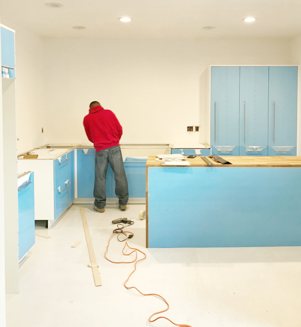 Our Ikea Kitchen Countertops Farmhouse Sink
