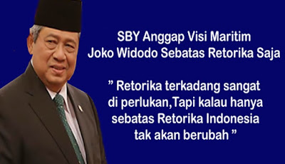 SBY Anggap Visi Maritim Joko Widodo Sebatas Retorika Belaka 