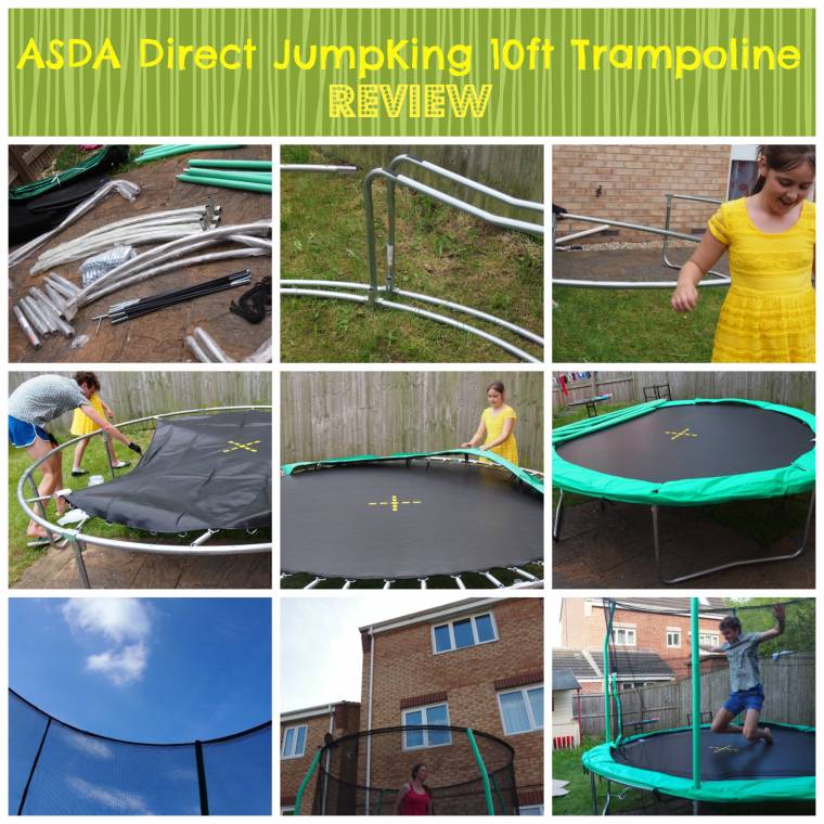 10ft Trampoline From Asda Direct: Tried And Tested Claire Justine