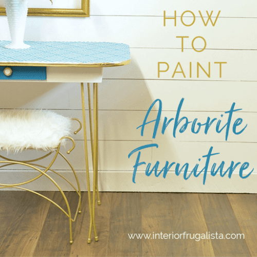 How To Paint Arborite Retro Dining Tables 
