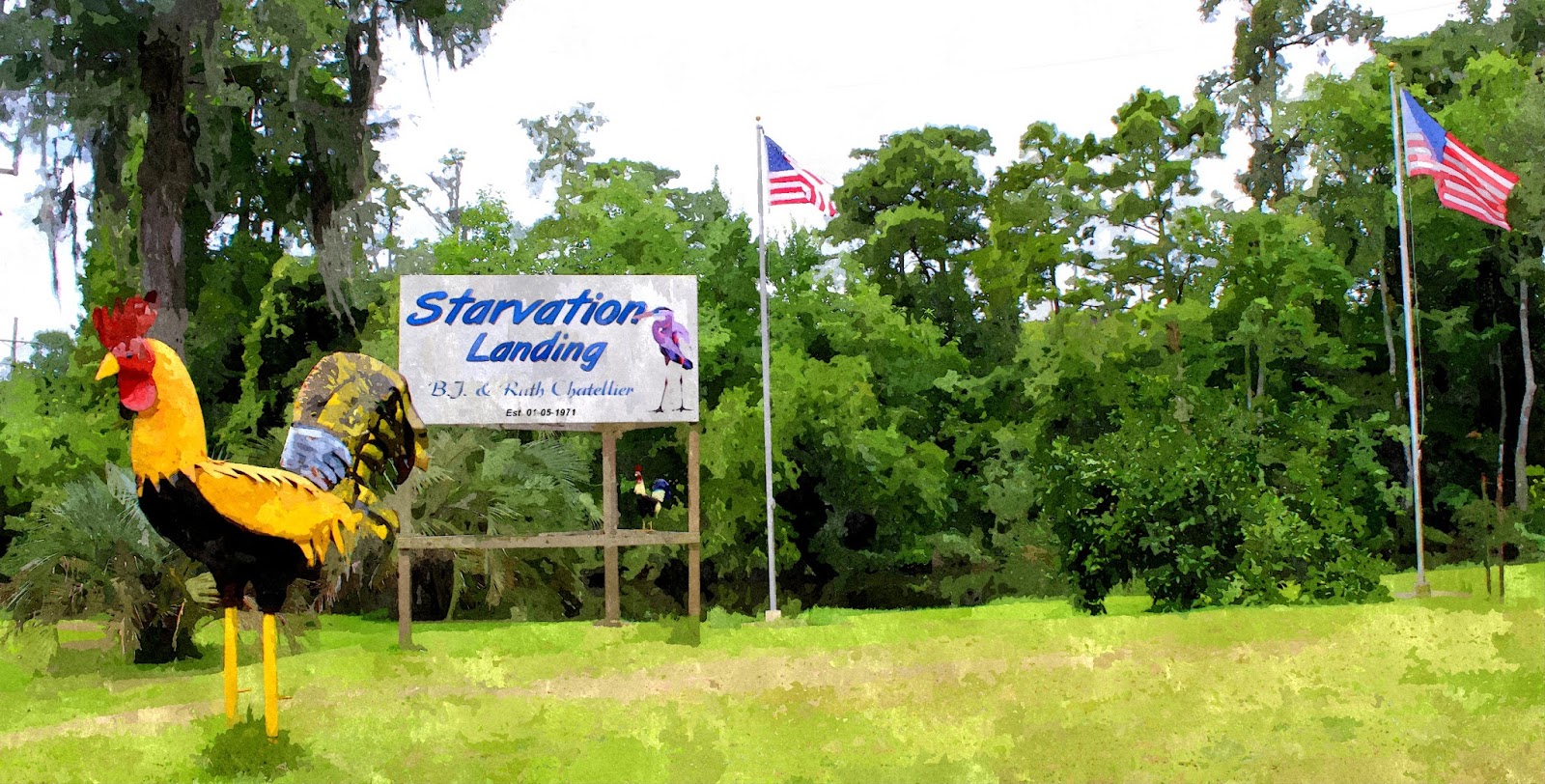 Tammany Family Boats in Bayou De Zaire