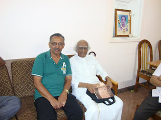 Mu Sivalingam with Writer Raja Narayanan India