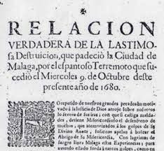 El Terremoto de Málaga 1680. El Terremoto de Málaga 1680.