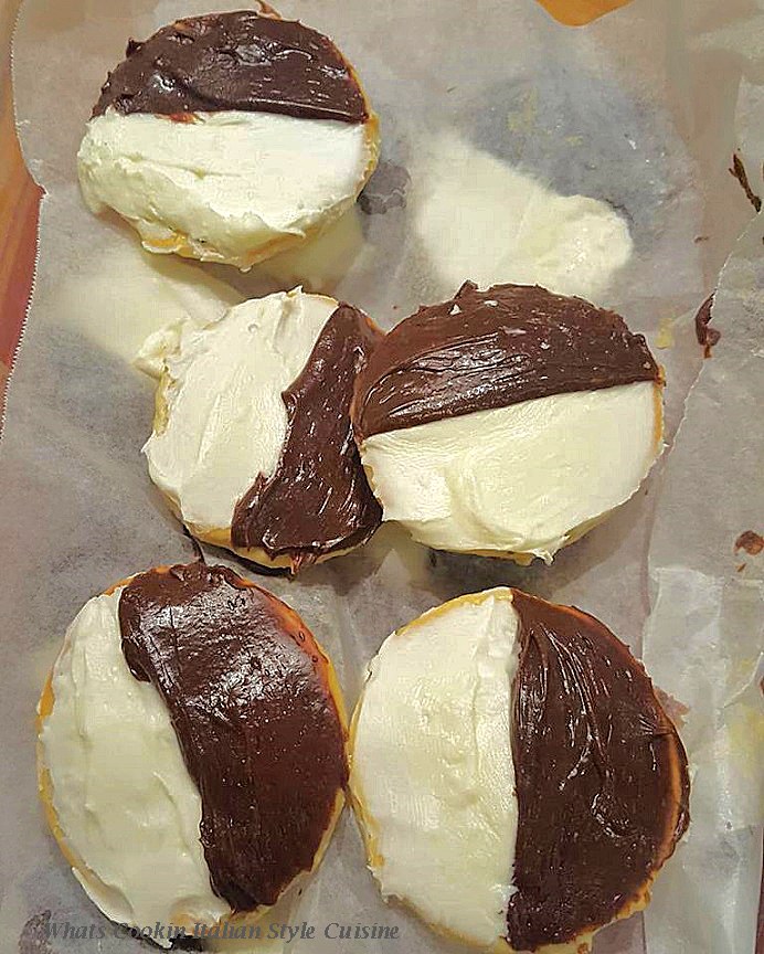 Half Moon Cookies What's Cookin' Italian Style Cuisine