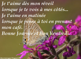 joumoua moubaraka image Je t'aime dès mon réveil lorsque je te vois à mes côtés... Je t'aime en matinée lorsque je pense à toi en prenant mon café. Bonne Journée et Bon Vendredi.