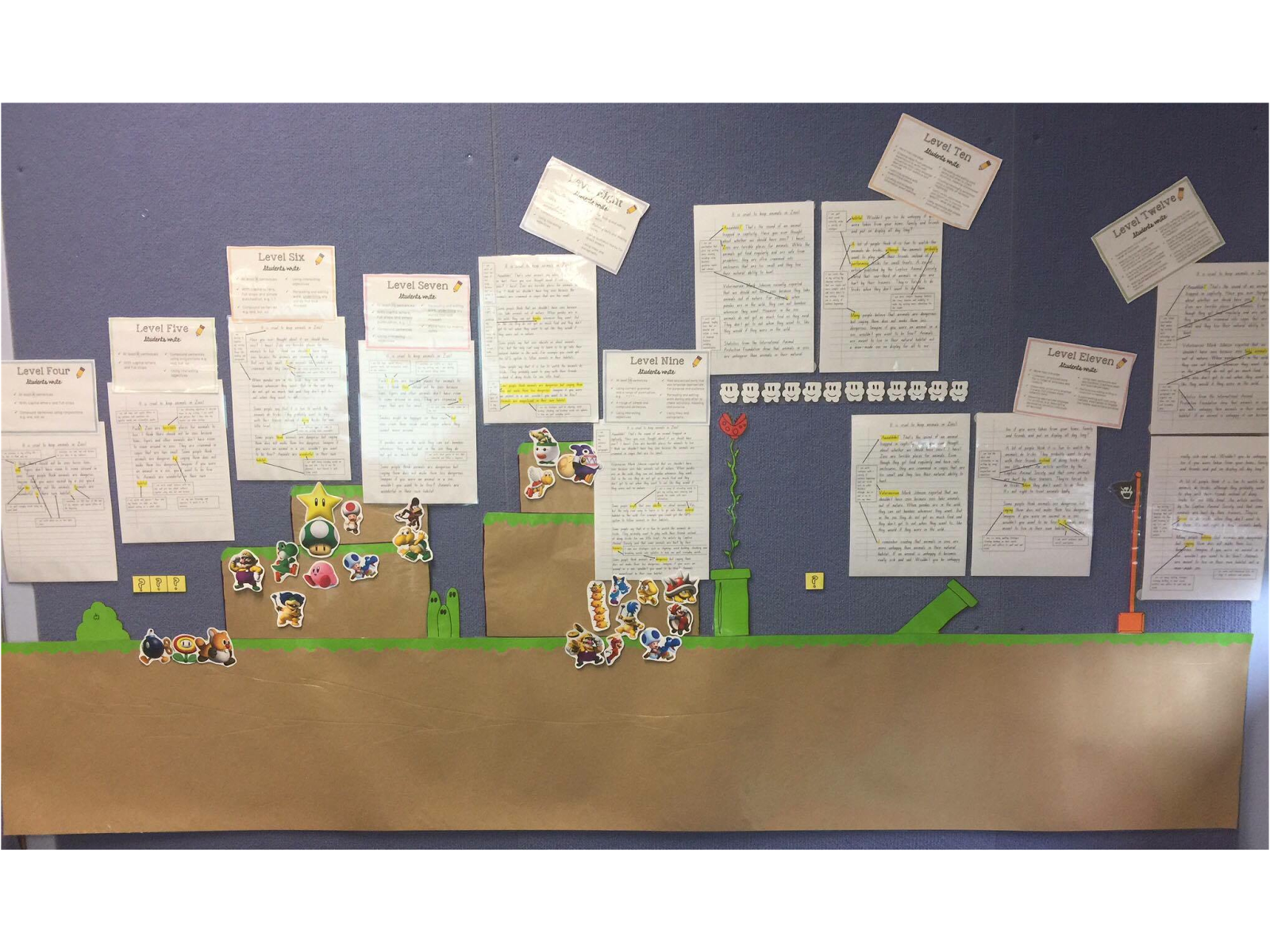 Mrs Sellen's Classroom New Buzzwords Bump It Up Walls