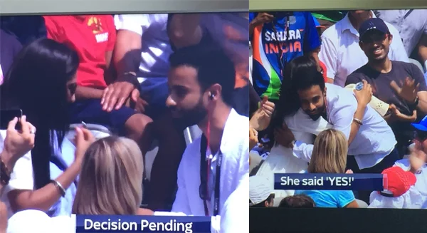  News, London, World, Sports, India vs England: Marriage Proposal During 2nd ODI At Lord's Goes Viral 