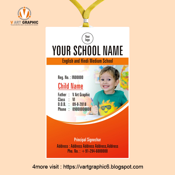 new student id card design template freelance graphic design