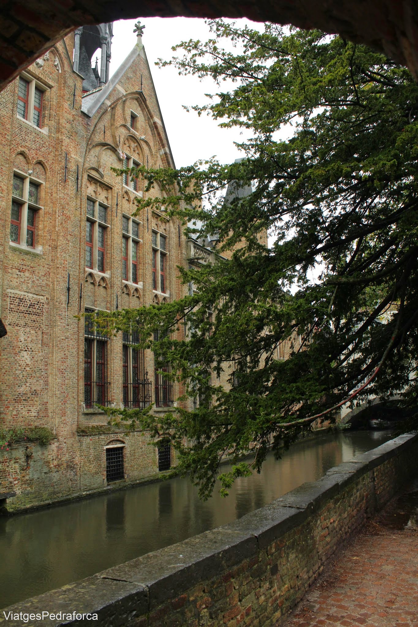 Canal de Bruges, Brugge, Flandes, Belgica