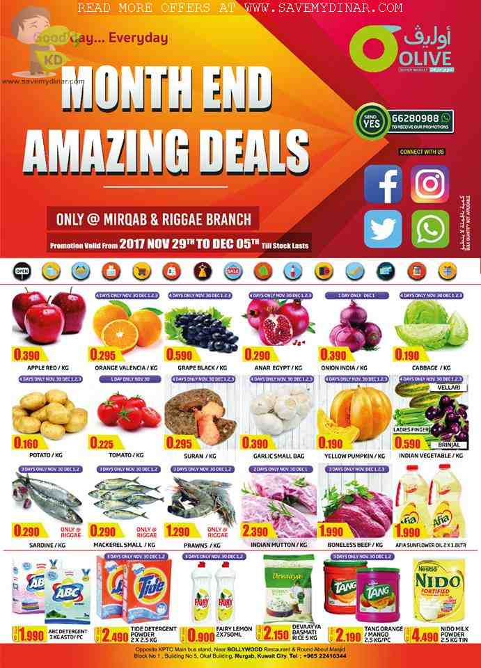 Olive Supermarket Kuwait Latest Promotions SaveMyDinar Offers, Deals & Promotions in Kuwait