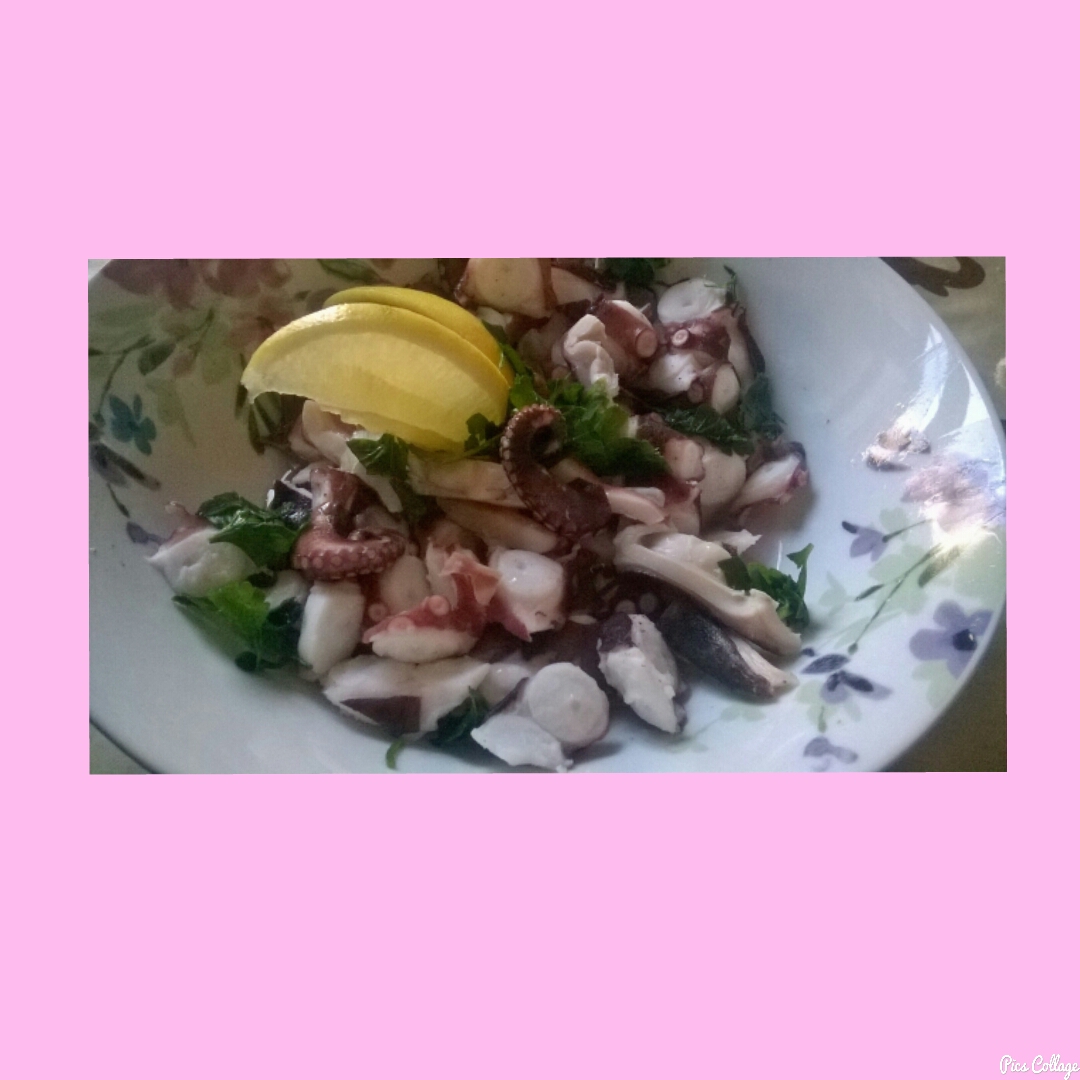 insalata di polpo( octopus salad)