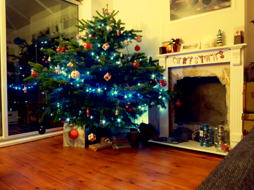 Our tree, and a Christmas wishlist
