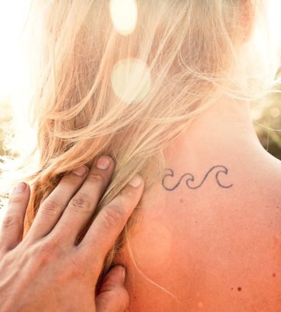 Tatuagens de ondas do mar Tatuagens de ondas do mar