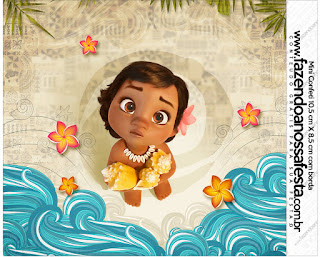 Moana Baby: Free Printable Candy Bar Labels. Moana Baby Free Printable Candy Bar Labels.