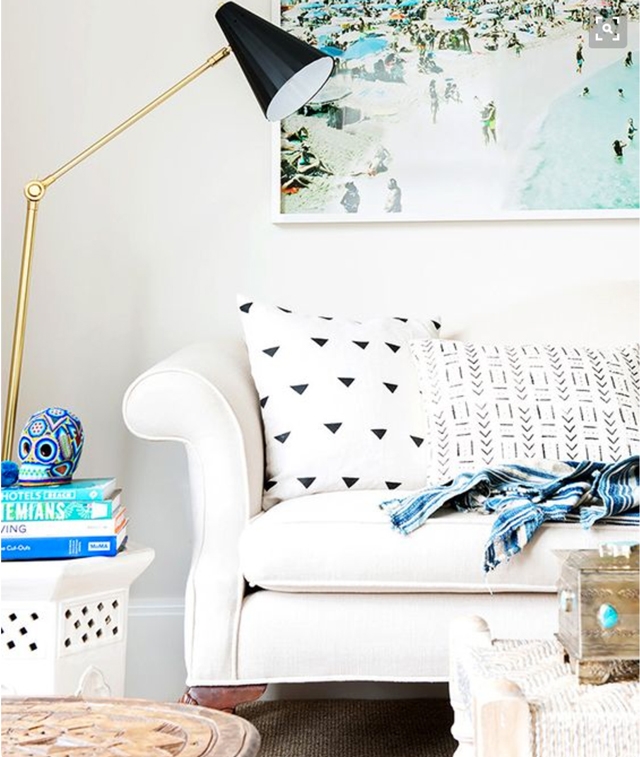 Toques dorados mueble