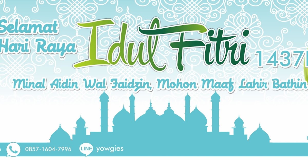  Desain  Banner  Idul  Fitri  Go Print