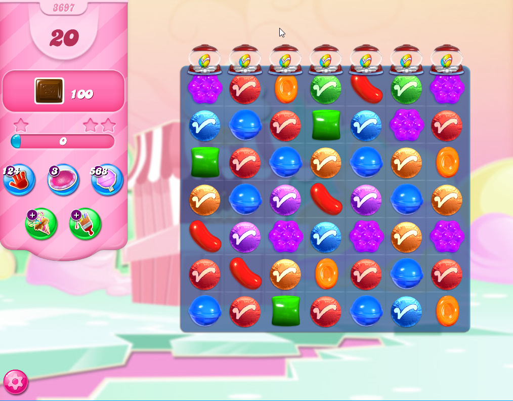 Candy Crush Saga level 3697 Candy Crush Saga level 3697