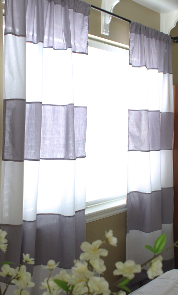 Do It Yourself Divas Diy Striped Curtains