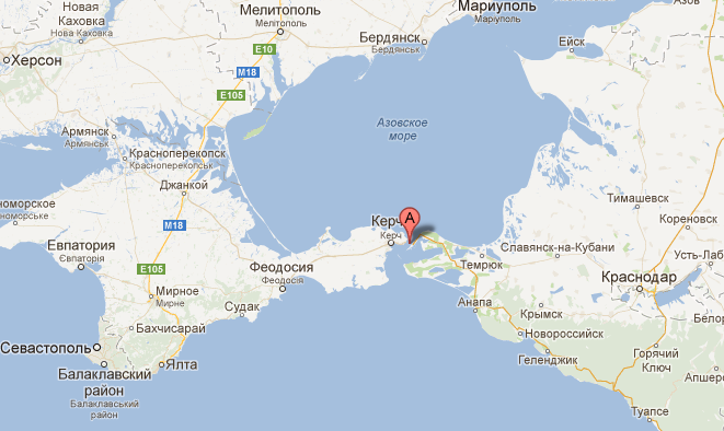 Дорога в крым через мариуполь карта