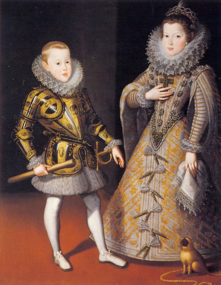 king louis of france and queen anne of spain It's About Time: 1600s Spanish children trapped in the bodies & costumes of their elders