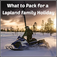 What to Pack for a Lapland Holiday Skidoo on a snowy landscape with title overlaid.