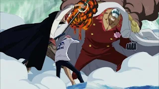 Akagami No Shanks Vs Akainu