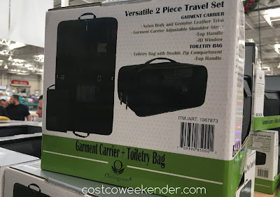 Costco 1067873 - Ossington Garment Carrier and Toiletry Bag - Everything you need for a quick weekend getaway
