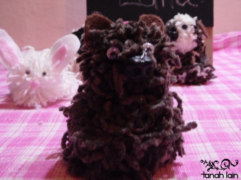 Figuras con Pompones de Lana