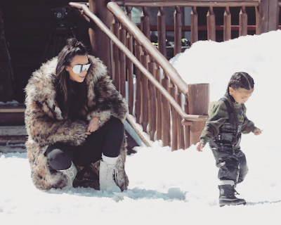 Kim K shares throwback photo with her daughter and husband