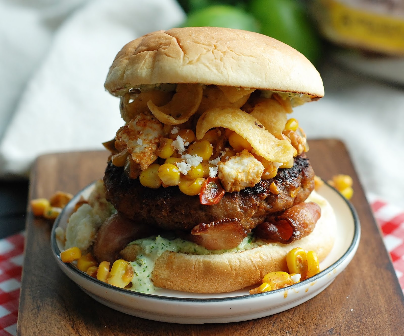Fleur DeLectable Mexican Street Corn Burgers