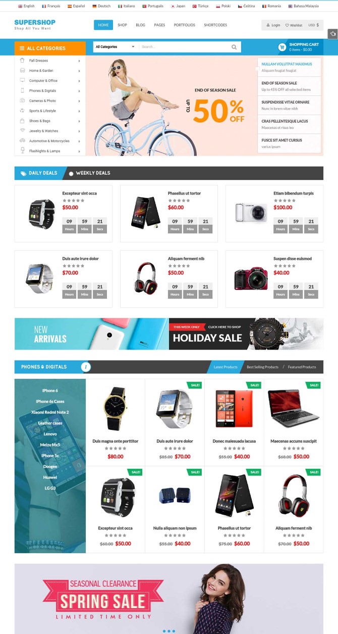 Supershop - Responsive WooCommerce Wordpress Theme