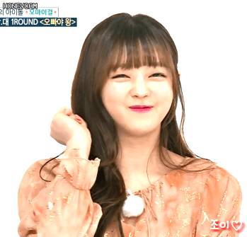 주아돌 오마이걸 아린이는 많이 올라왔으니 유아랑 비니 올립니다.gif | 인스티즈