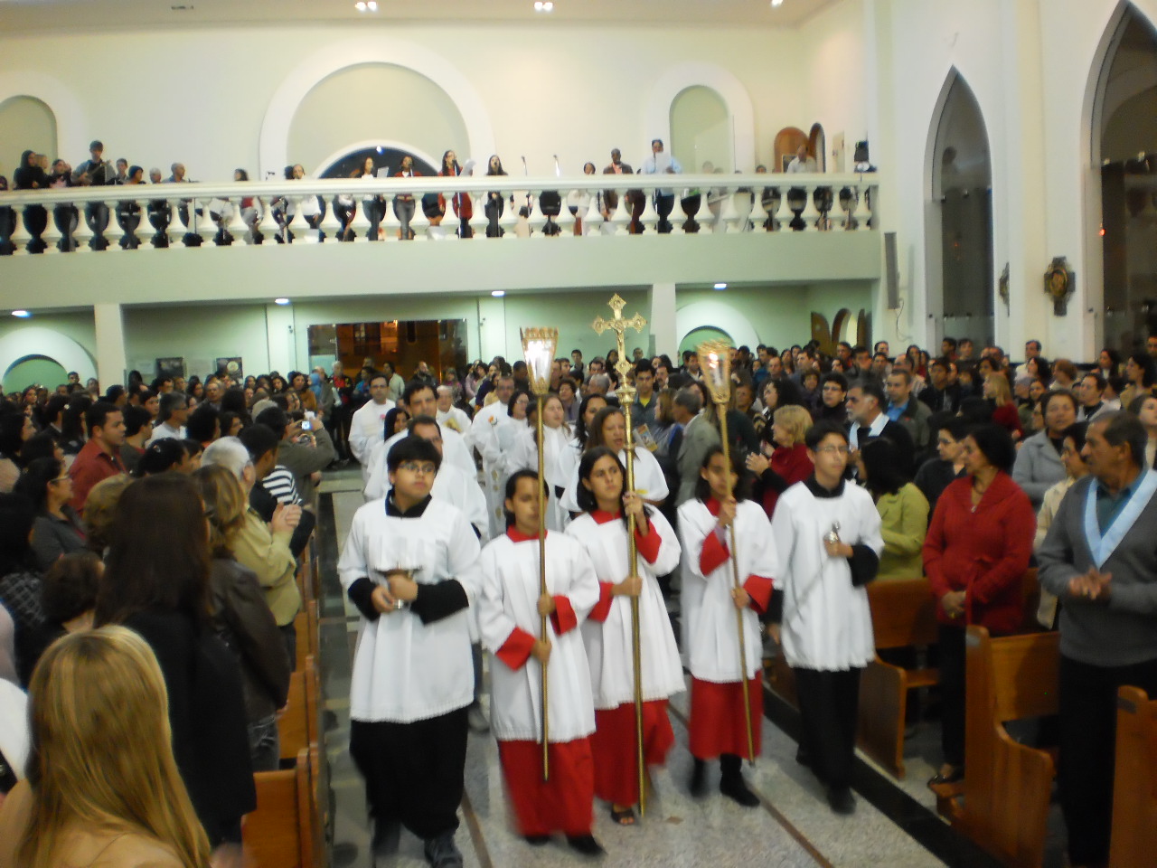 Paróquia Nossa Senhora Mãe dos Homens Primeiro dia da Novena em Honra a Nossa Srª Mãe dos