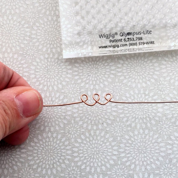 Lisa Yang Jewelry Making Wire Heart Rings Using a Wire Jig