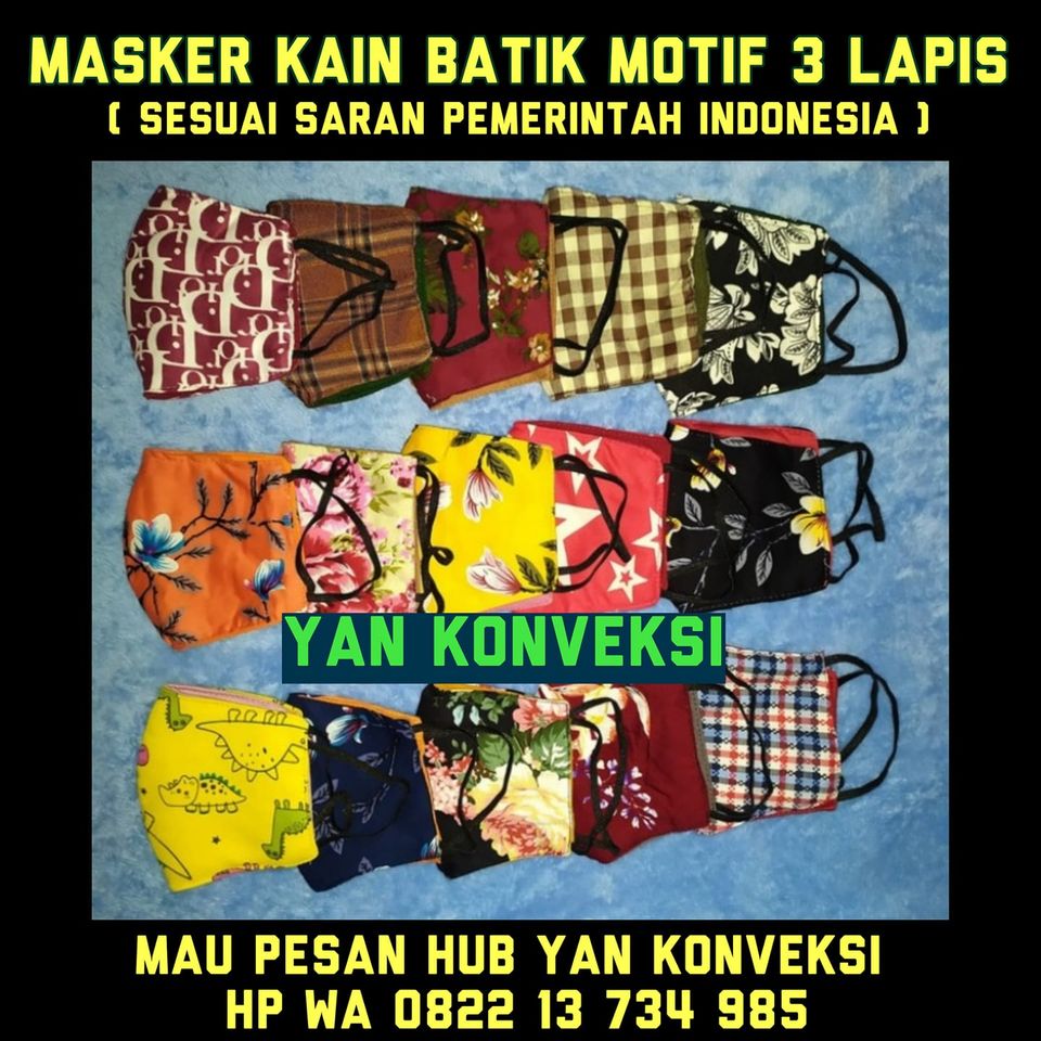 MASKER BATIK 3 LAPIS