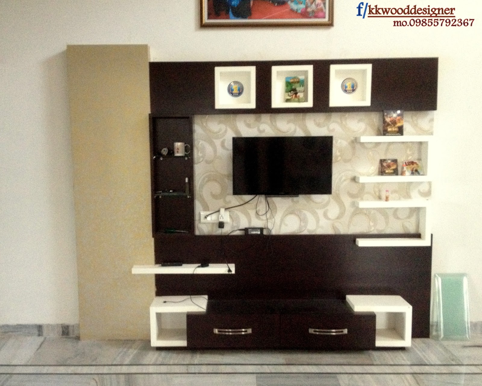 K K WOOD DESIGN NAMOL, SANGRUR WOODEN LCD PANEL MADE BY K K WOOD