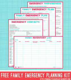 Emergency Planning Kit