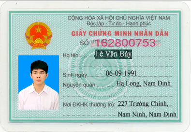 Tạo file ảnh chứng minh nhân dân bằng photoshop