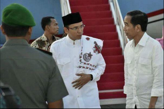 Gubernur NTB dan Jokowi Gubernur NTB dan Jokowi