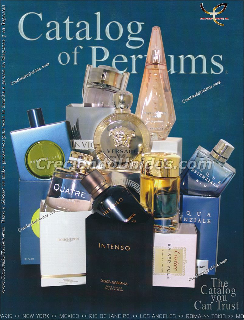 Creciendo Unidos, Inc. 469 Catalog of Perfums Brand Name Perfume Catalogo de Perfumes