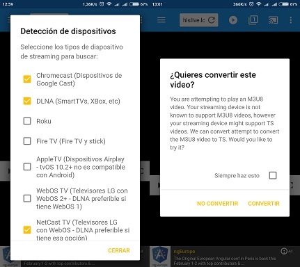 Web video cast web video cast scan