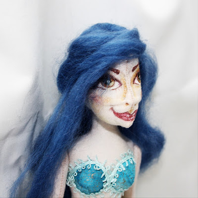 Rilla the Mermaid art doll Rilla the Mermaid art doll