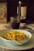 Arroz integral en cazuela con alcachofas Arroz integral en cazuela con alcachofas