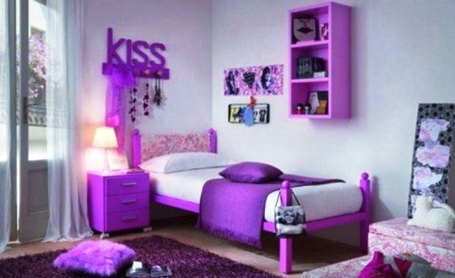 Desain Gambar Kamar Tidur Anak Perempuan Warna Ungu Desain Gambar Kamar Tidur Anak Perempuan Warna Ungu