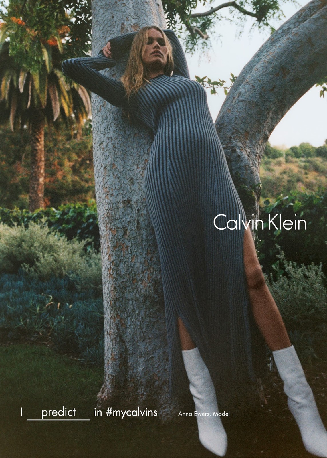 Anna Ewers by Tyrone Lebon for Calvin Klein Autumn/Winter 2016 Campaign
