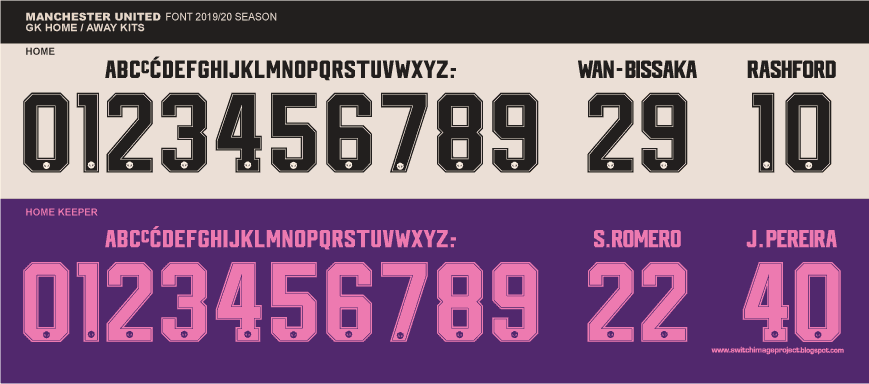 Manchester United 19 20 Cup Font Released Footy Headlines